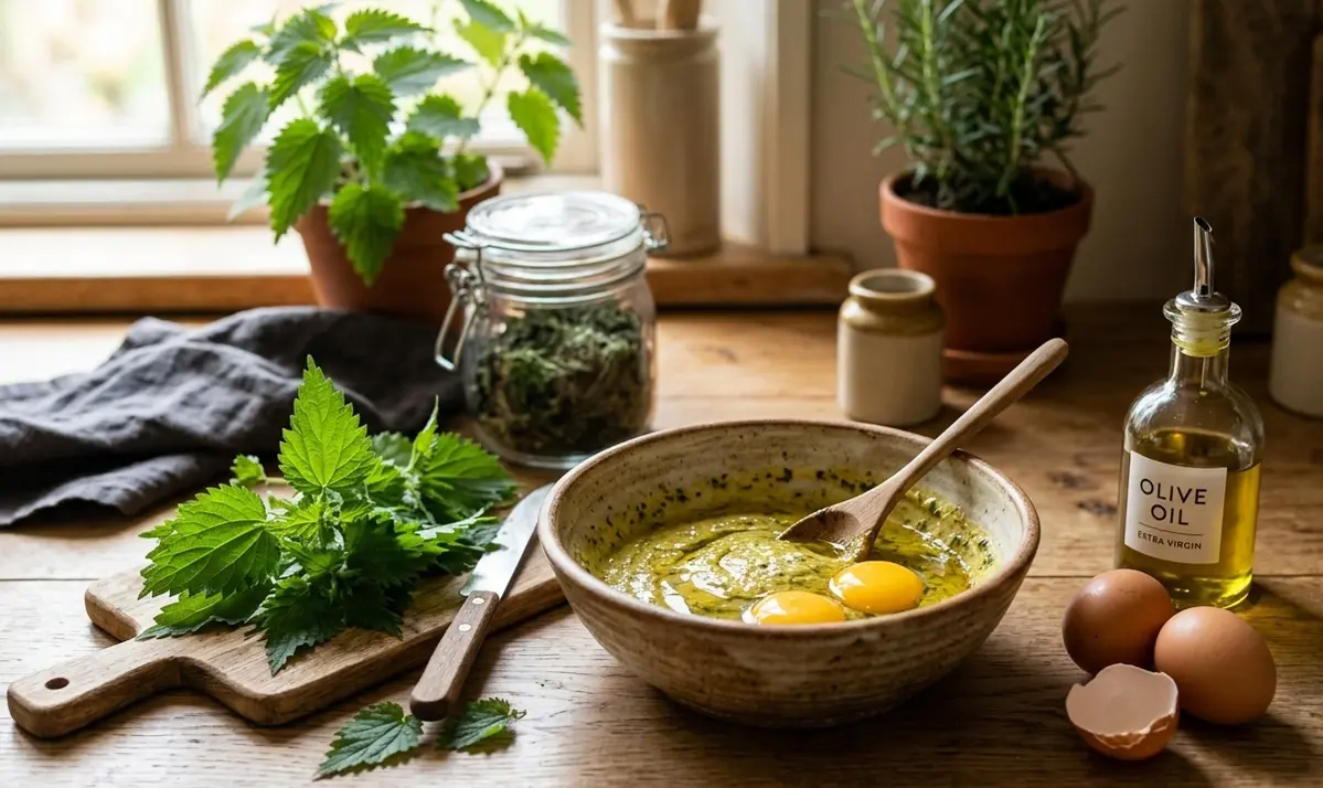 Stinging Nettle for Hair: Rinses, Masks, and DIY Recipes That Work 6 Nettle hair mask