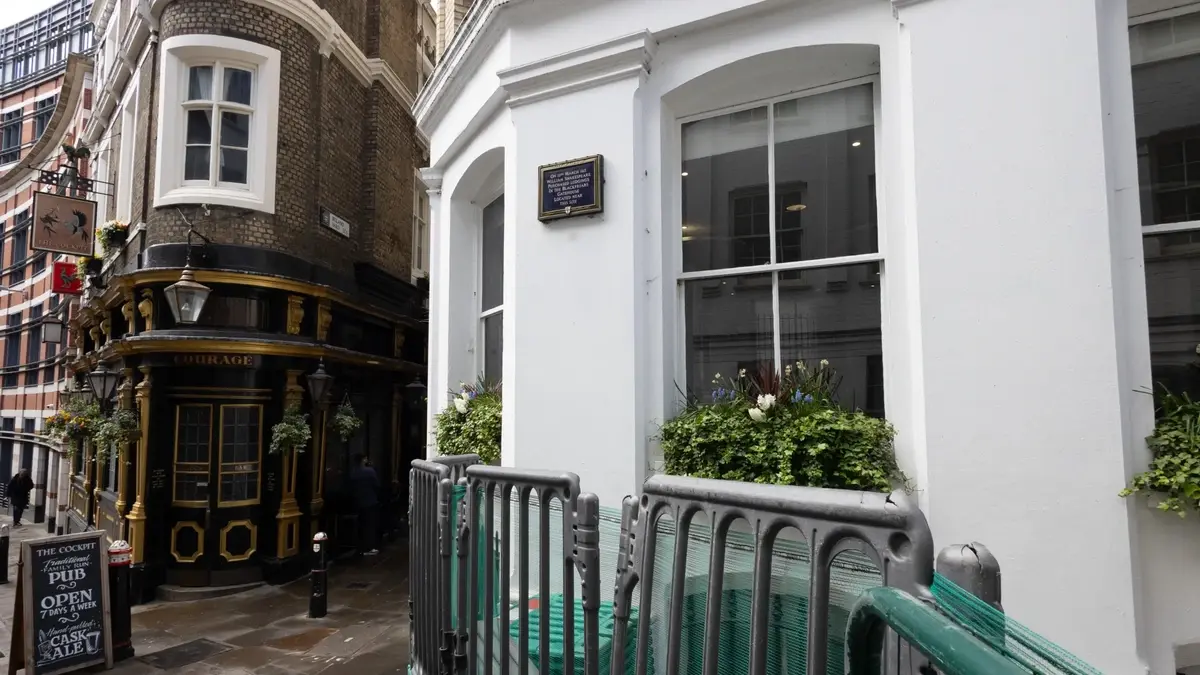 Street where Shakespeare’s house once stood in London