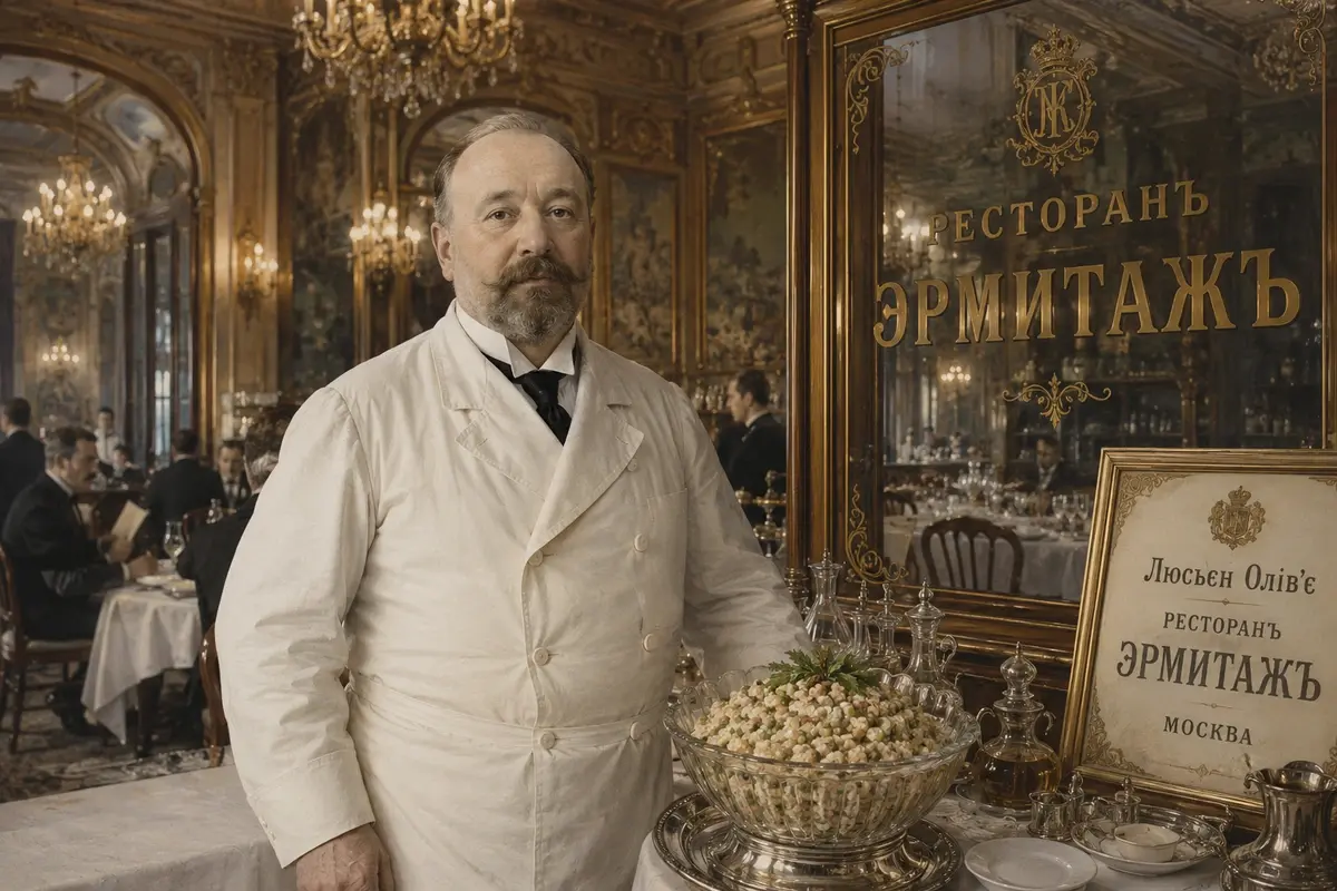 Olivier: the Soviet legend versus the French original — what do they have in common? 4 Olivier at the Hermitage restaurant