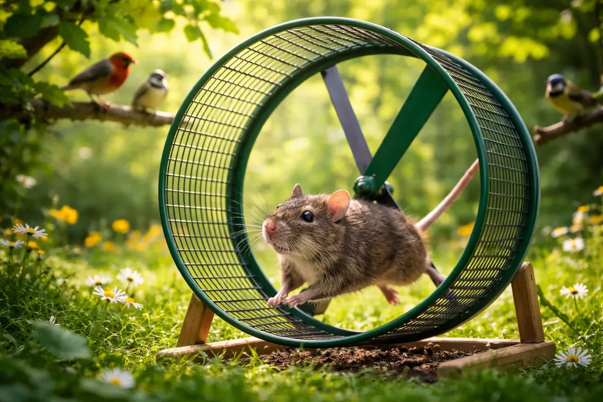 Why Hamsters Love Running on Wheels 4 Hamster in a wheel