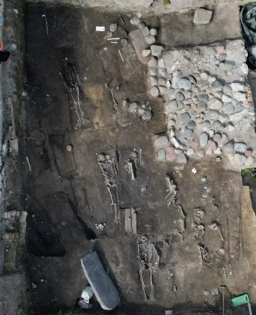 Excavations in Gdańsk