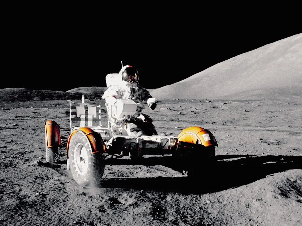 astronaut on the Moon