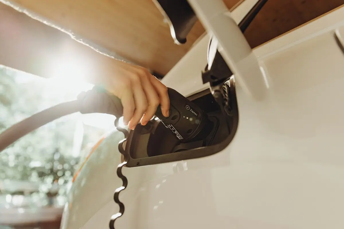 charging an electric car