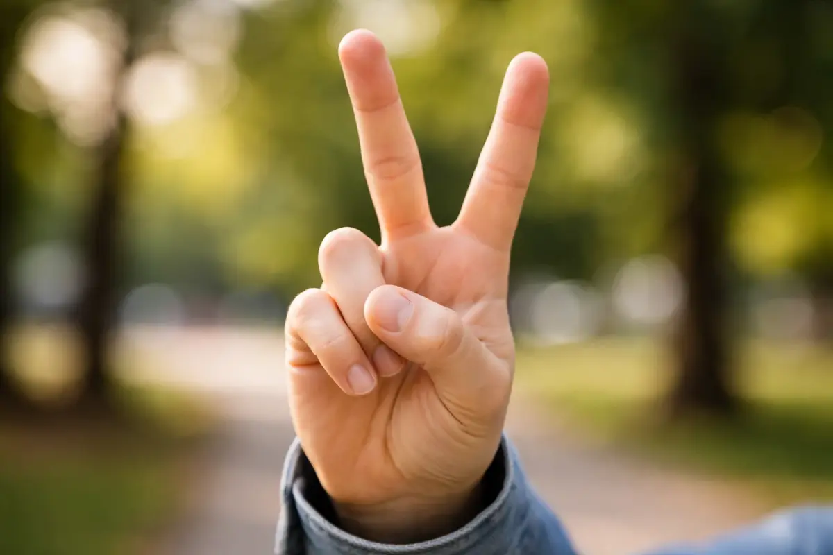 Don't Flash a Peace Sign — Hackers Can Steal Your Fingerprints 3 Don't flash a 'V' sign — fingerprints can be extracted from this photo