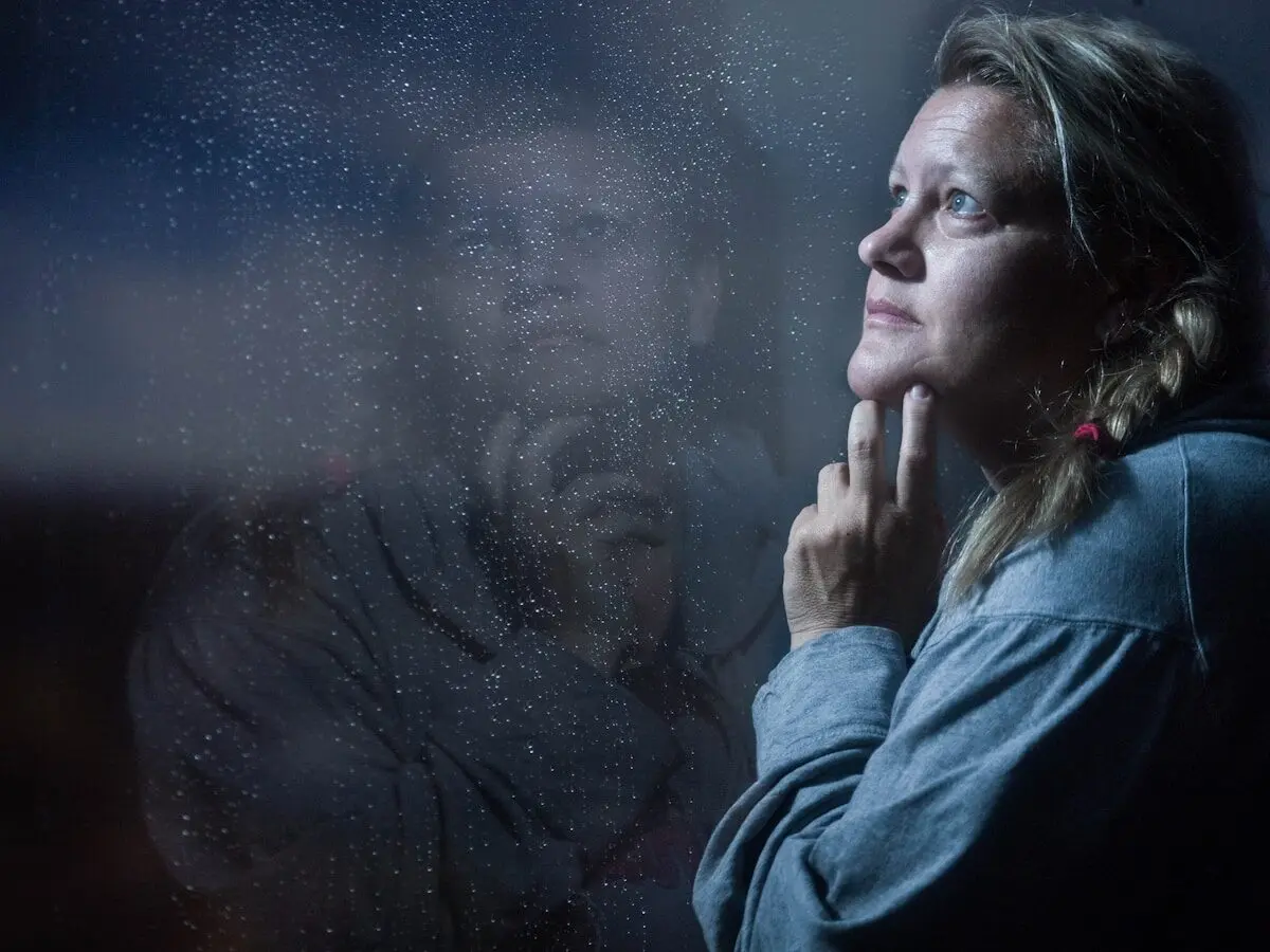 woman with depression