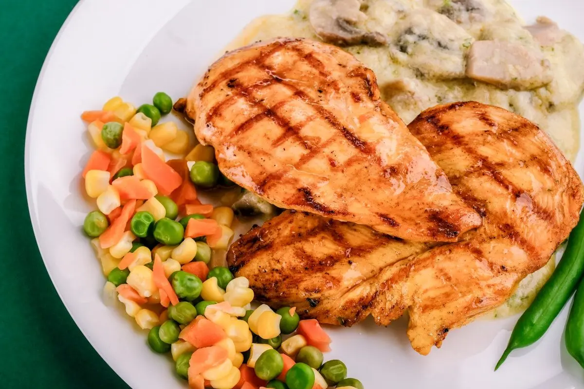 grilled chicken fillet