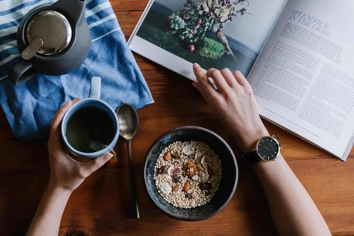 Not All Ultra-Processed Foods Are Equally Harmful 5 coffee and porridge with nuts and dried fruit on a table