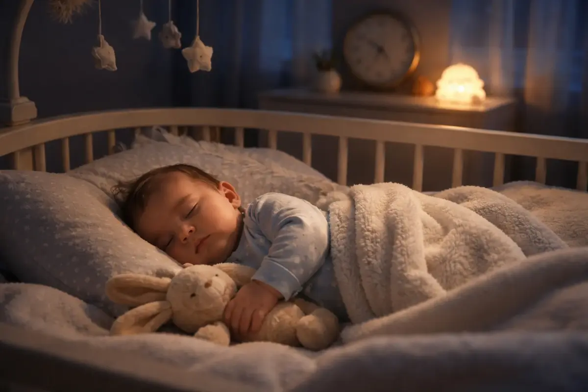 What Happens to Your Body While You Sleep — From Heartbeats to Hormones 4 baby sleeping in a crib