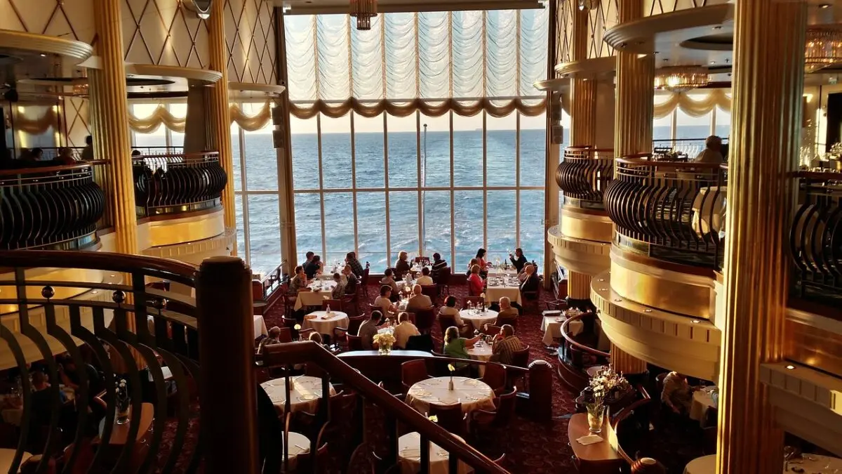 restaurant on a cruise ship