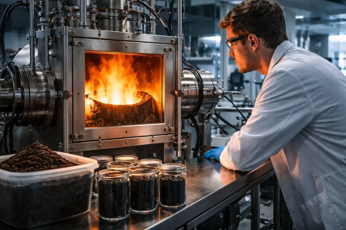 This Machine Turns Wet Coffee Grounds into Coal-Like Fuel in 90 Seconds 4 Researchers convert coffee grounds into fuel in the lab